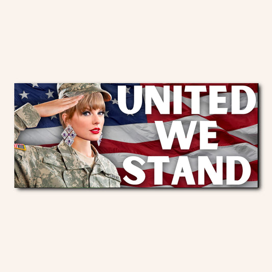 United we stand Bumper sticker