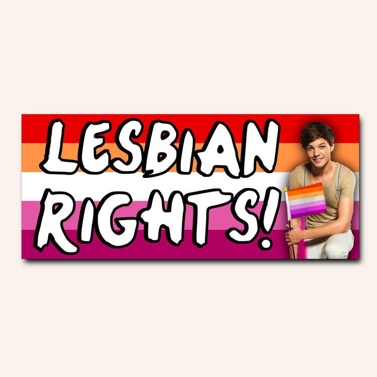 Lesbian Rights LT Bumper Sticker