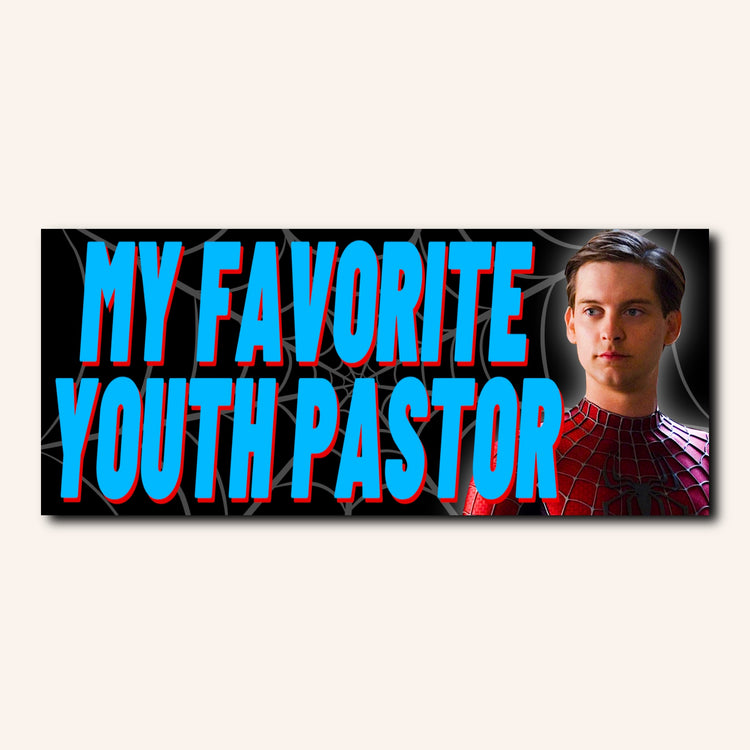 Youth Pastor Bumper Sticker