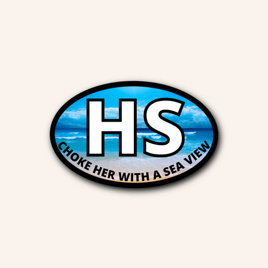 Sea View Bumper Sticker